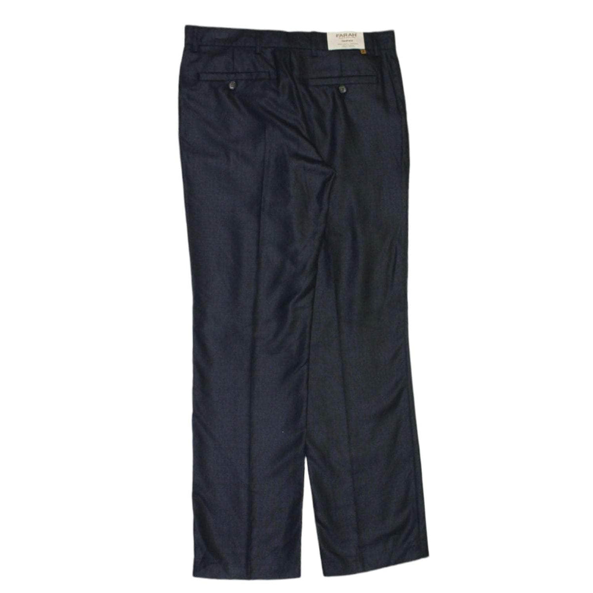 Farah Navy Flat Front Slacks