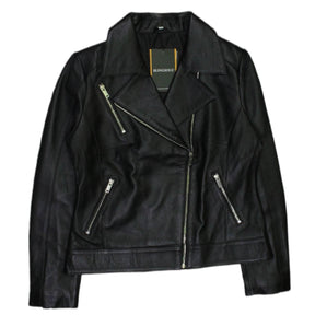 Blingsoul Black Leather Biker Jacket