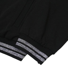 Hush Black Bomber Jacket
