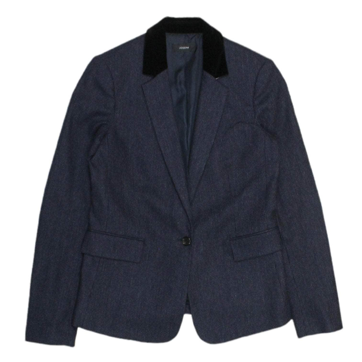 Joseph Navy Pinstripe Single Breasted Jacket