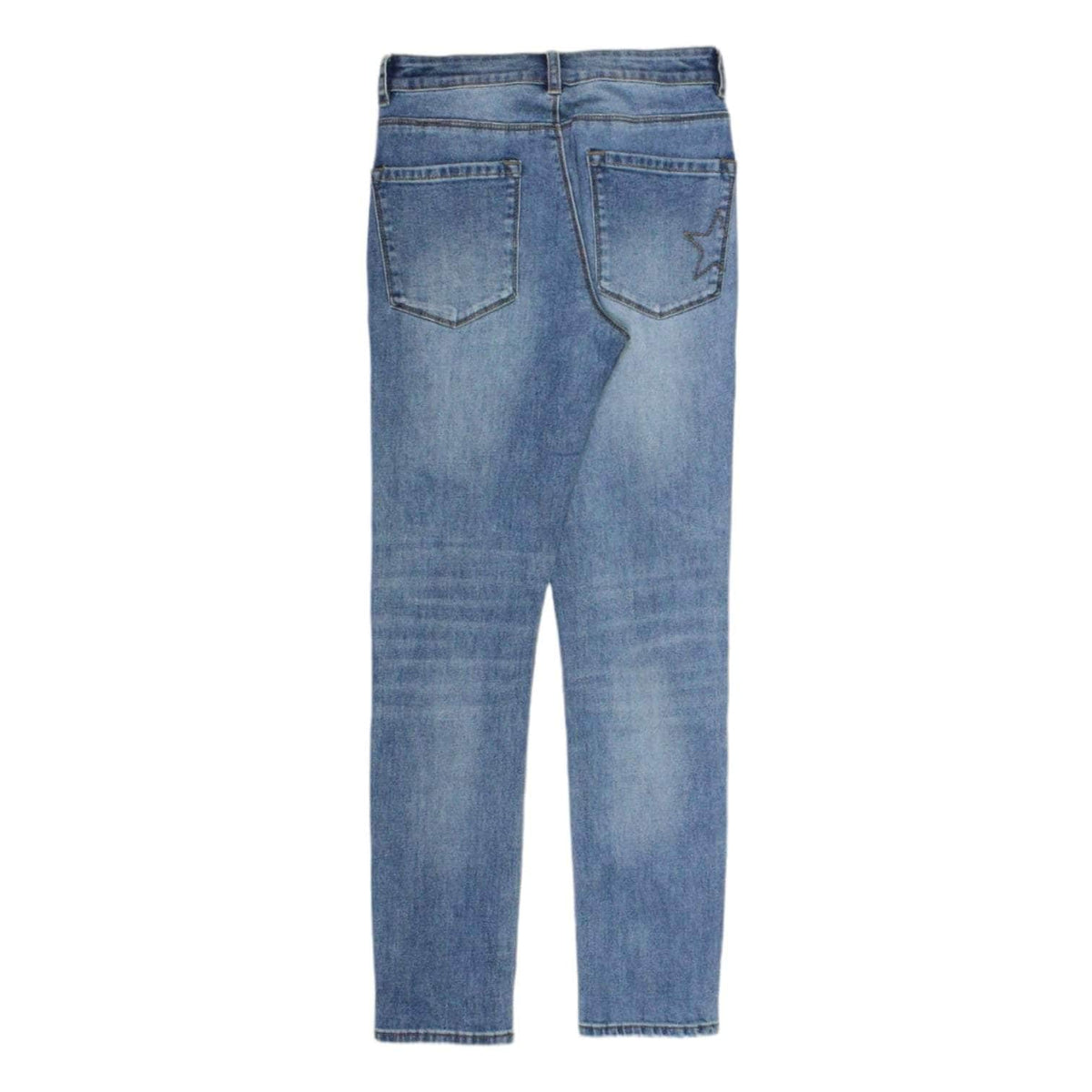 Hush Mid-Blue "Holly" Cropped Jeans
