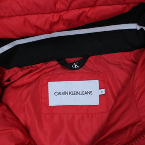 Calvin Klein Red Puffer Coat