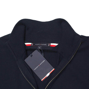 Tommy Hilfiger Navy Half Zip Jumper