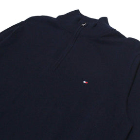 Tommy Hilfiger Navy Half Zip Jumper