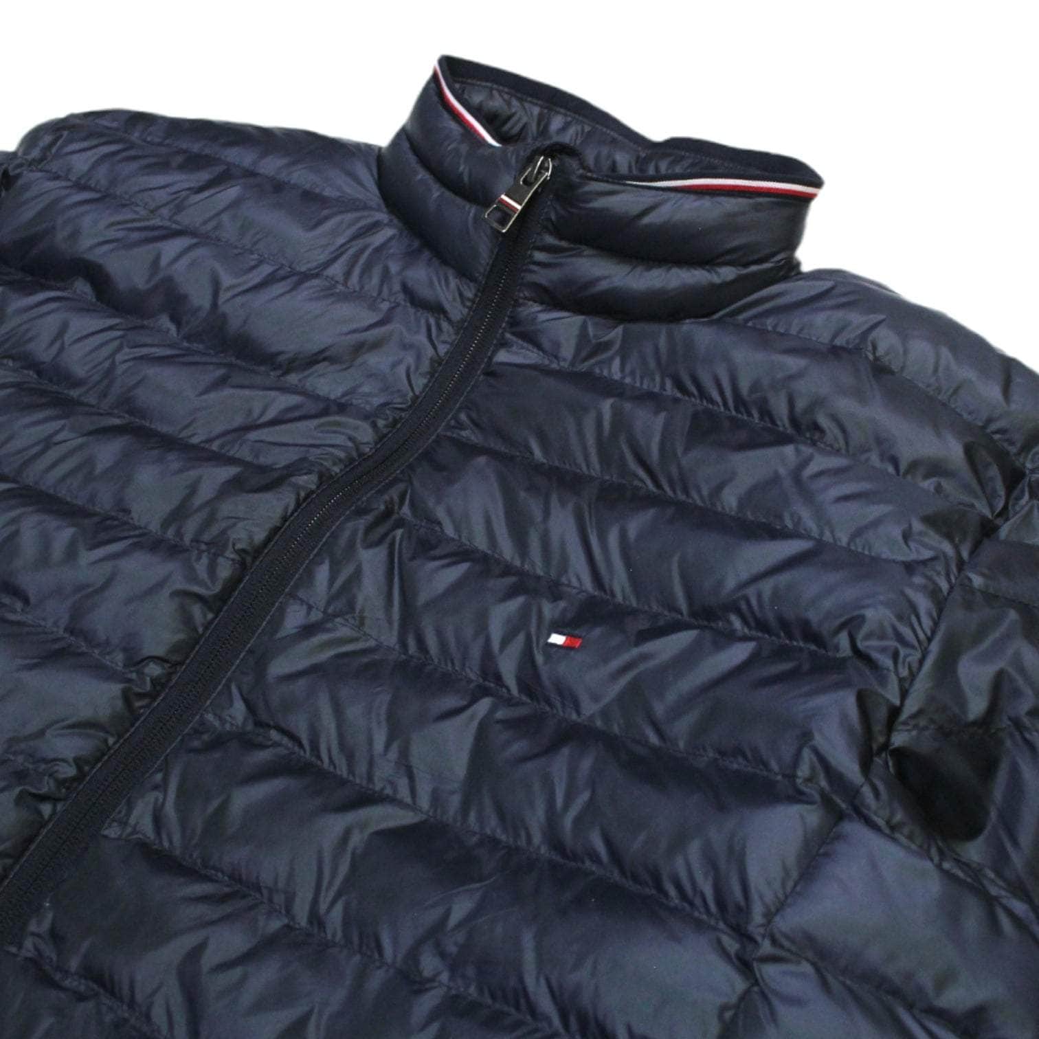 Tommy Hilfiger Navy Foldable Puffer Jacket