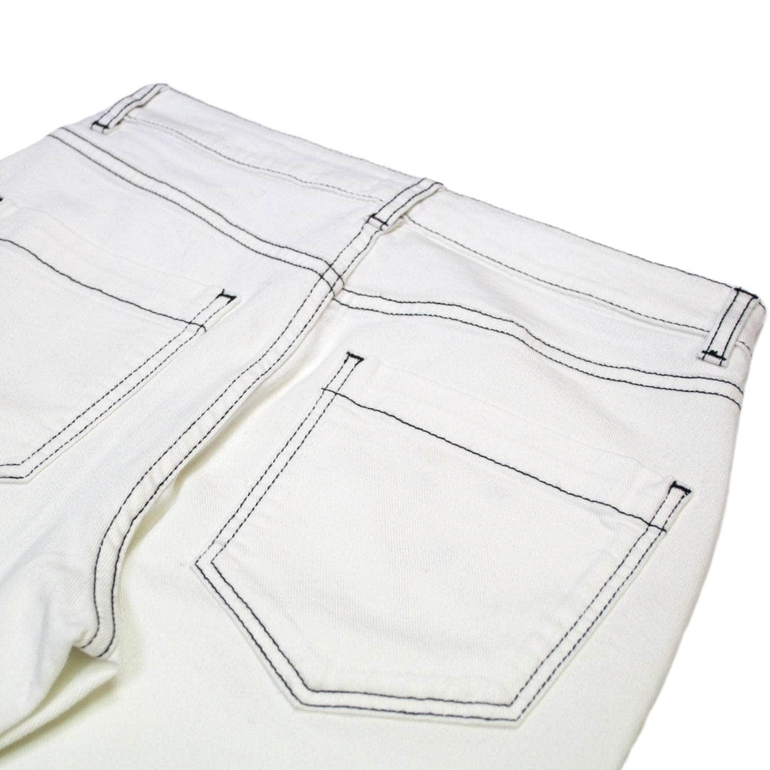 Hush White "Lenny" Straight Leg Jeans