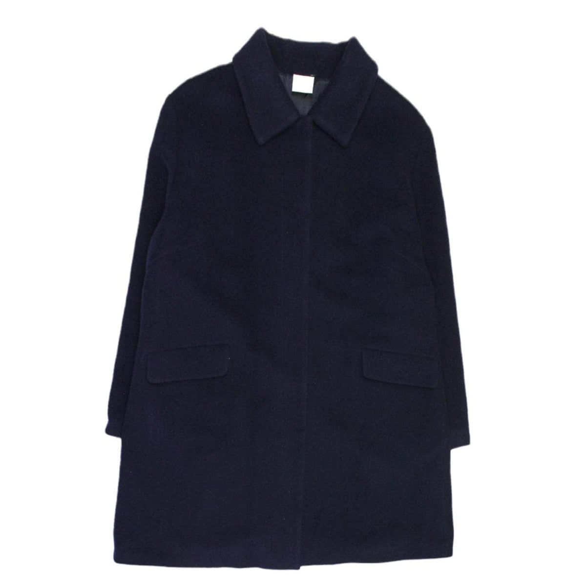 Poetry Navy Cashmere Blend Overcoat