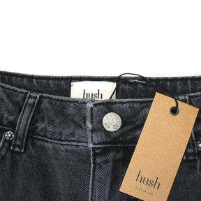 Hush Washed Black "Frieda" Mom Jeans