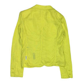 Armani Jeans Fluoro Yellow Linen Jacket