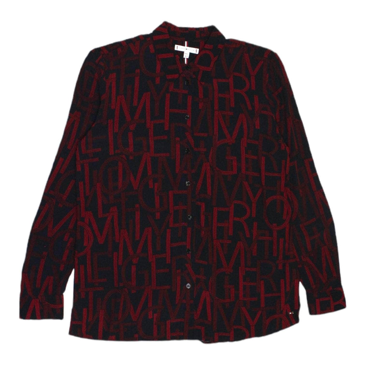 Tommy Hilfiger Navy With Red Logo Shirt