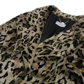Per Una Cream Leopard Print Coat