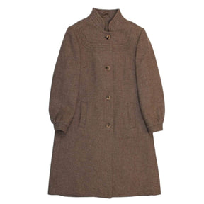 Vintage St Michael Brown Wool Coat