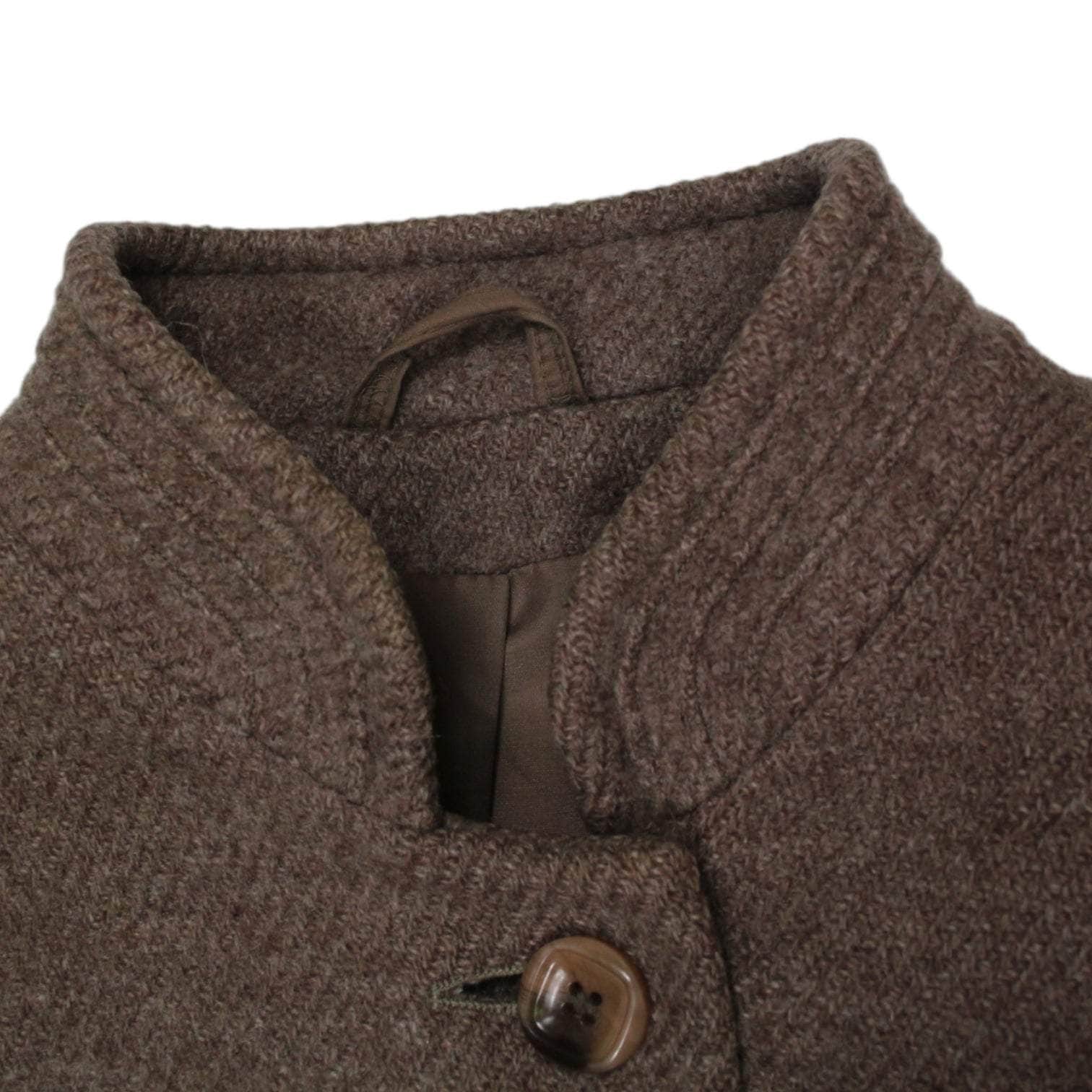 Vintage St Michael Brown Wool Coat