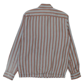 Wax London Grey Striped Blouson Jacket