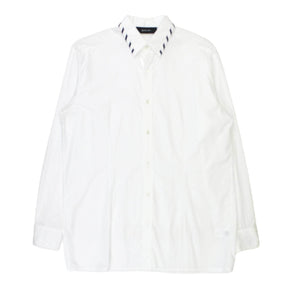 Qasimi White Cotton Shirt