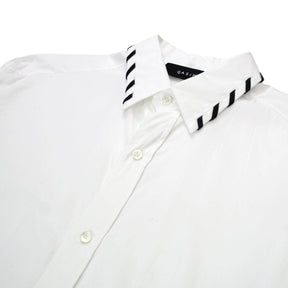 Qasimi White Cotton Shirt