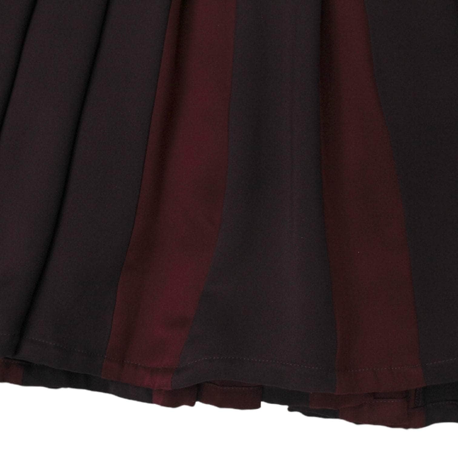 Shopyte Burgundy Midi Pleated Dress