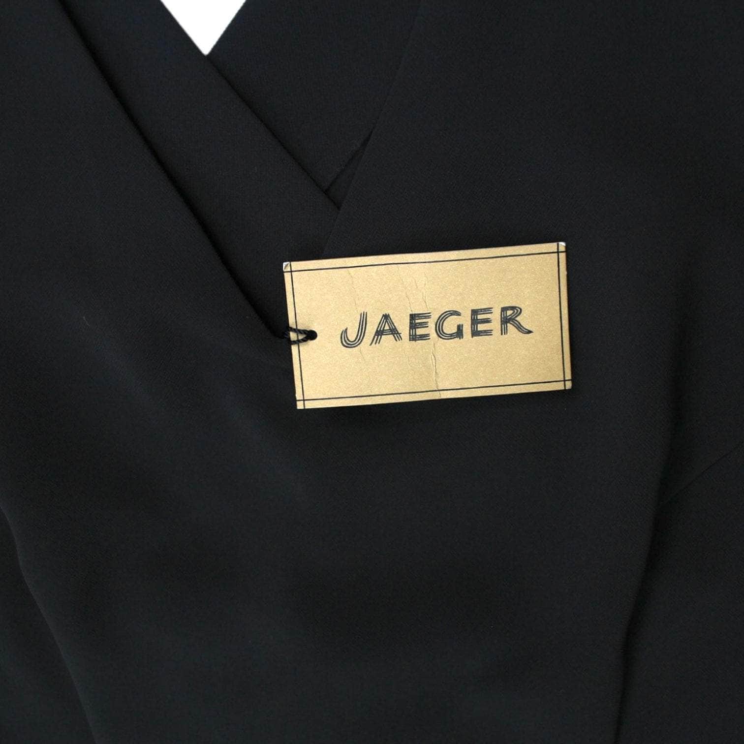 Jaeger Black V-neck Sleeveless Blouse