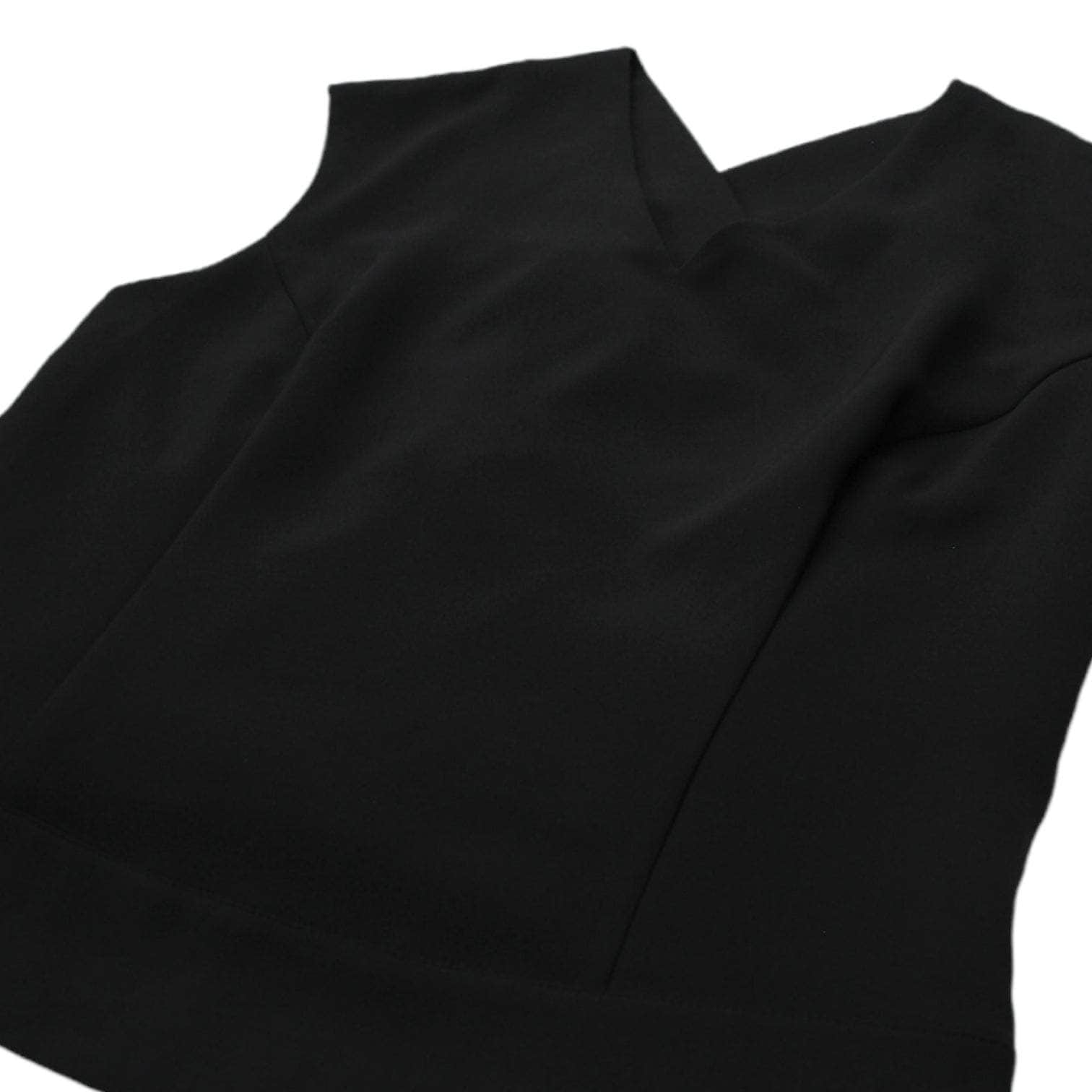 Jaeger Black V-neck Sleeveless Blouse