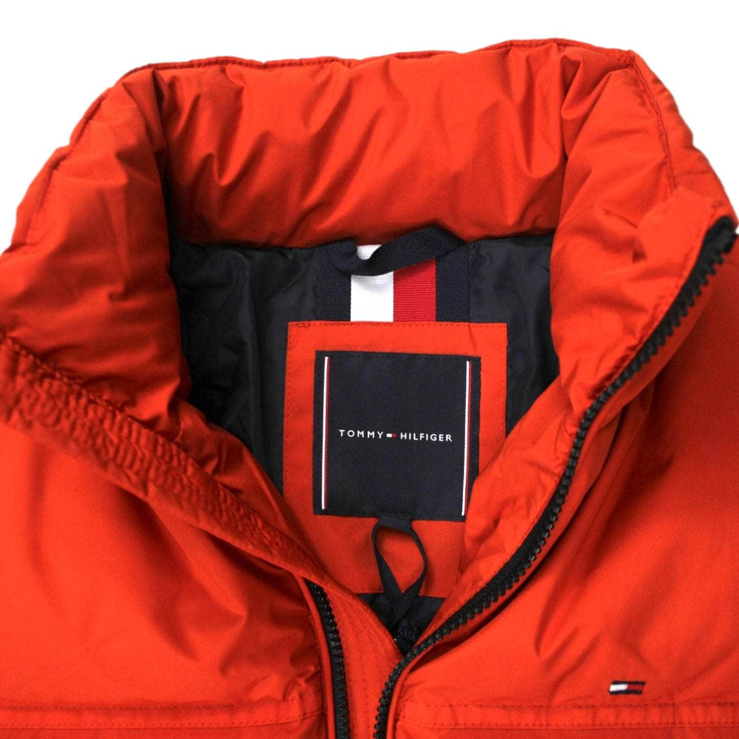 Tommy Hilfiger Orange Puffer Coat