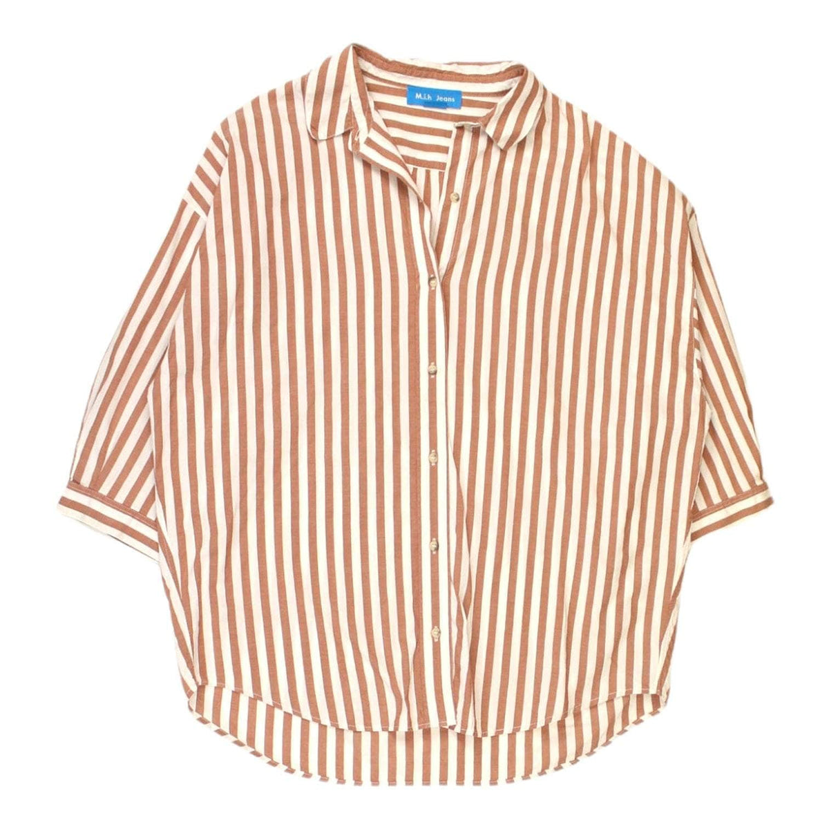 M.i.H. Brown Striped Shirt