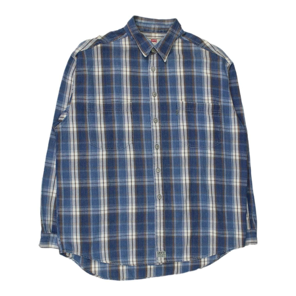 Vintage Levi's Blue Check Print Shirt