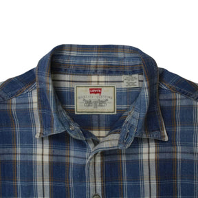 Vintage Levi's Blue Check Print Shirt