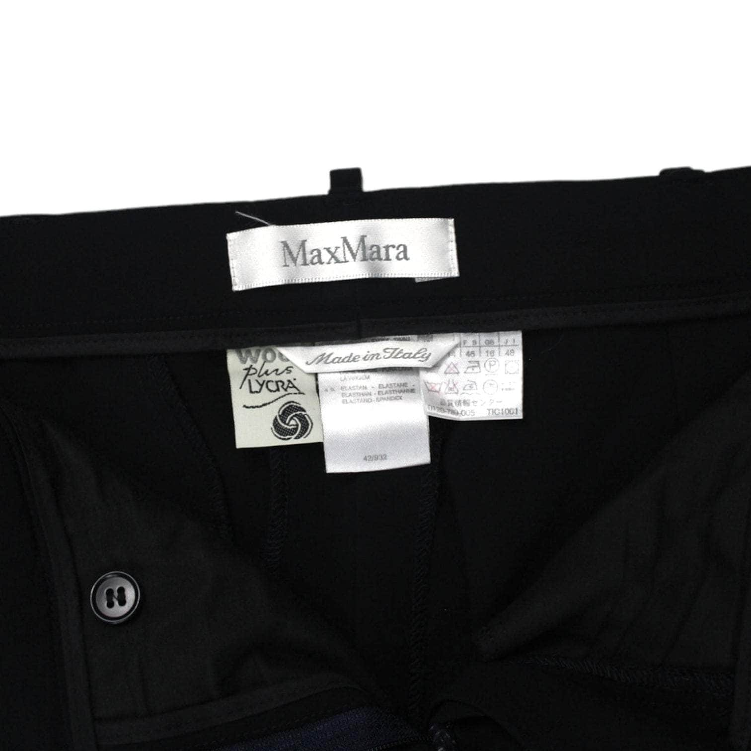 Max Mara Black Trouser Suit