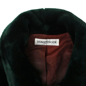Donnybrook Forest Green Faux Fur Coat