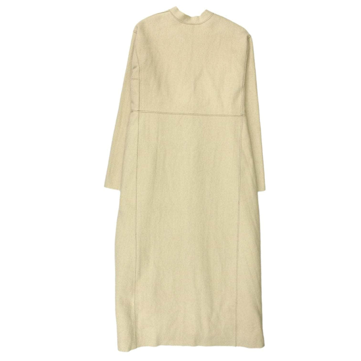 Raag Cream Long Boiled Wool Coat