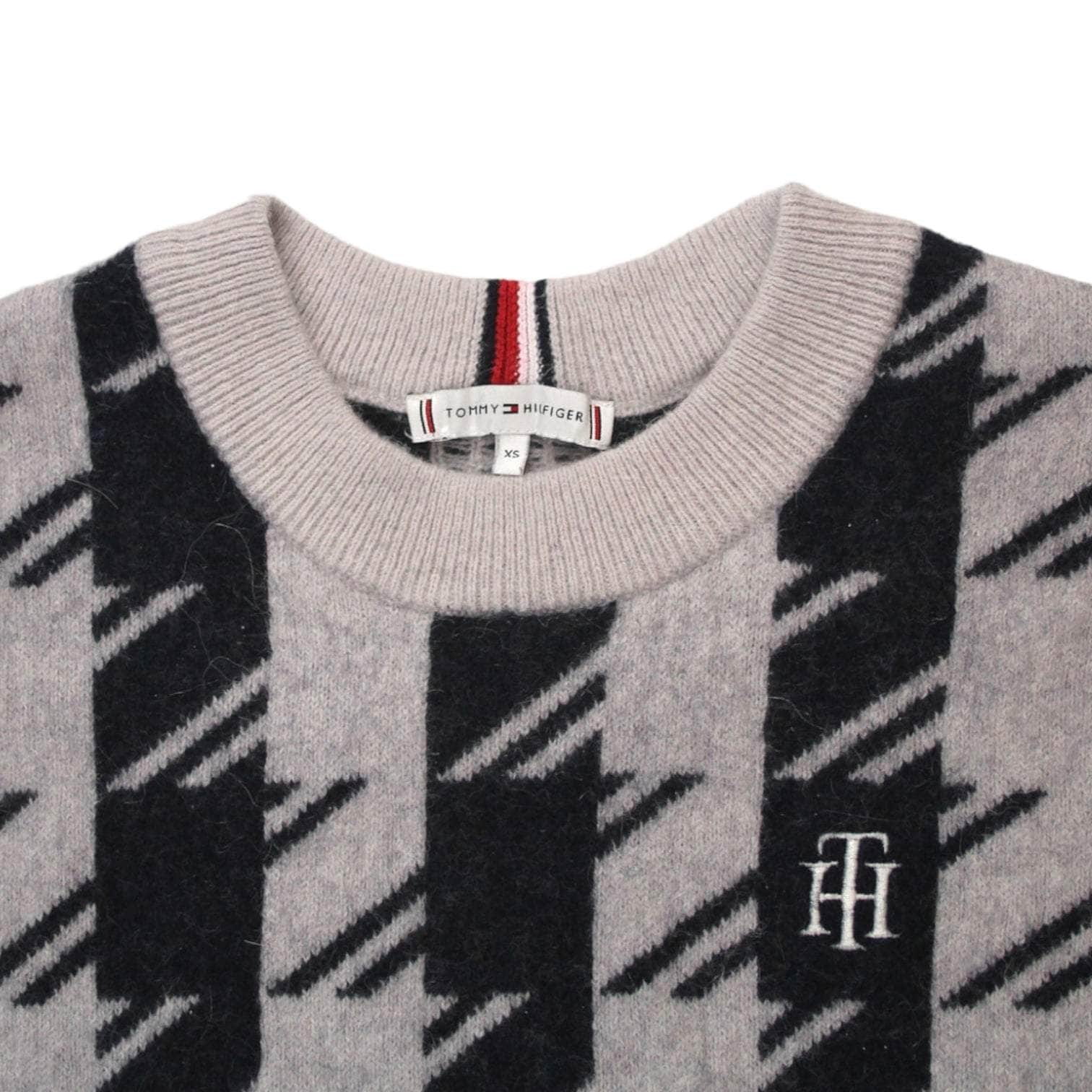 Tommy Hilfiger Grey Chequerboard Tank Top