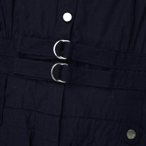 French Connection Black Cotton Jumpsuit