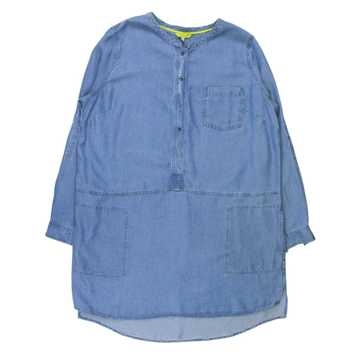 Joules Light Blue Denim Shirt Dress