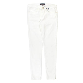 Juicy Couture White Irredescent Coated Jeans