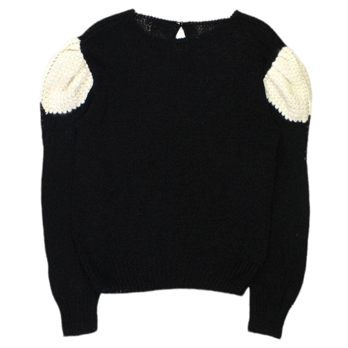 Vintage Magnolia Black With Rhinestones Jumper