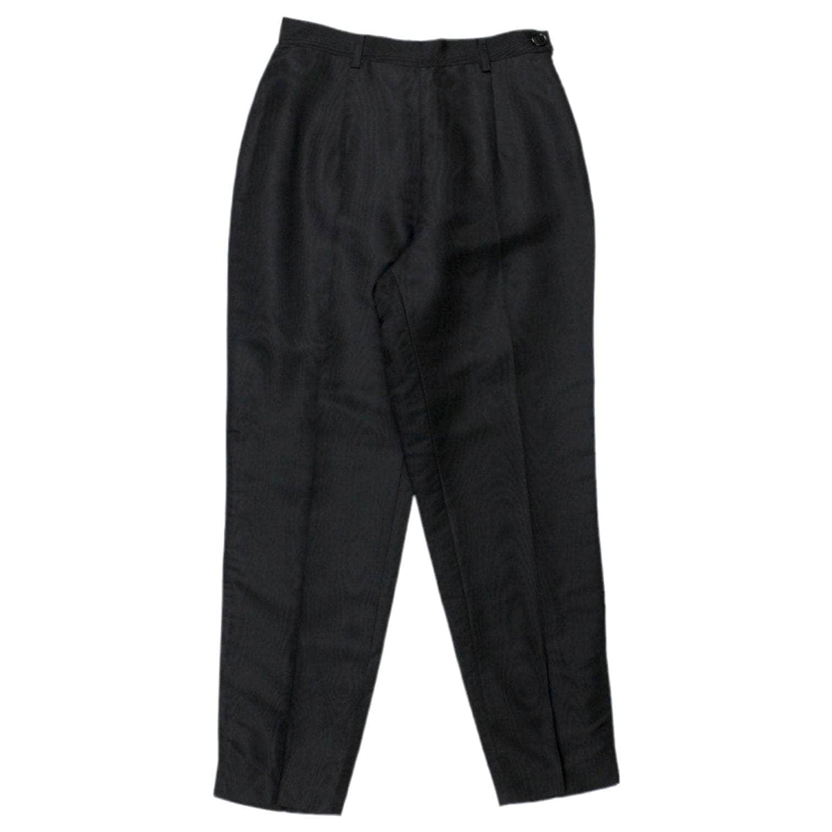 Gemelli Black Watermark Silk Trousers