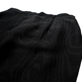 Gemelli Black Watermark Silk Trousers