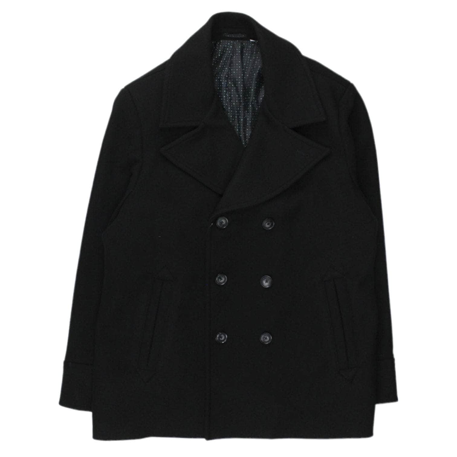 Burton Black Lined Pea Coat