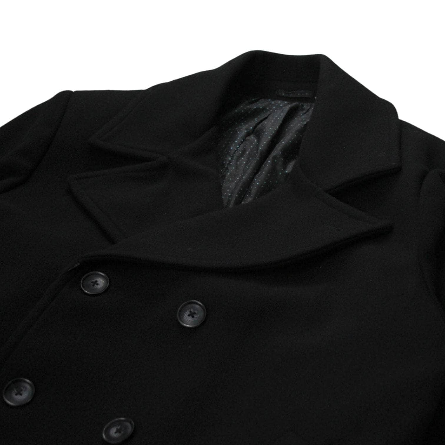 Burton Black Lined Pea Coat