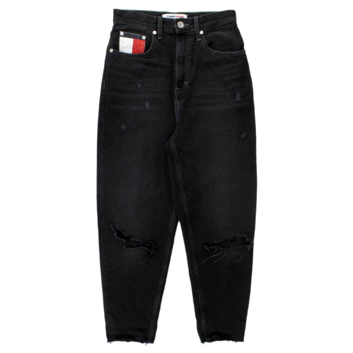 Tommy Jeans Black Distressed & Ripped Jeans