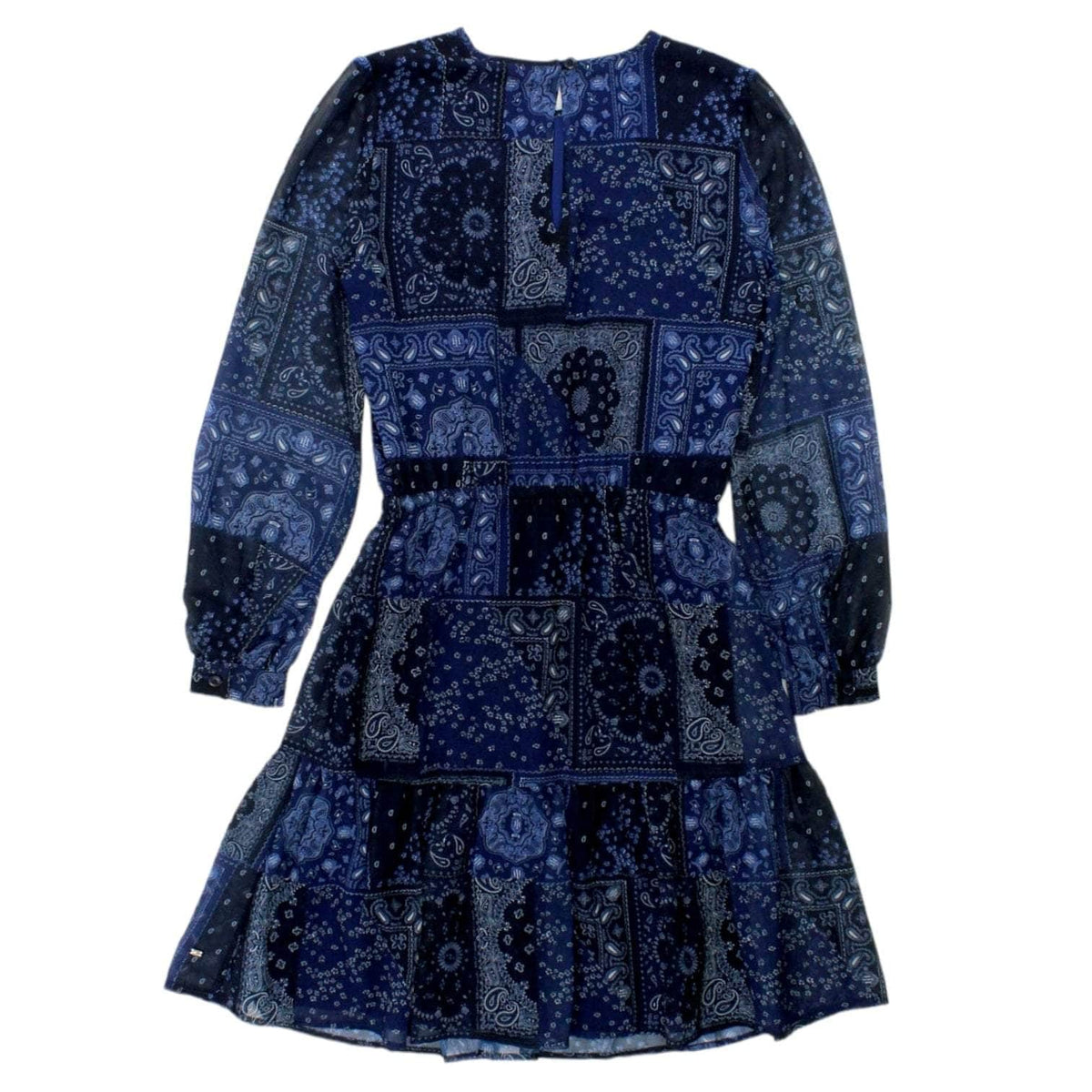 Tommy Hilfiger Blue Paisley Patchwork Dress