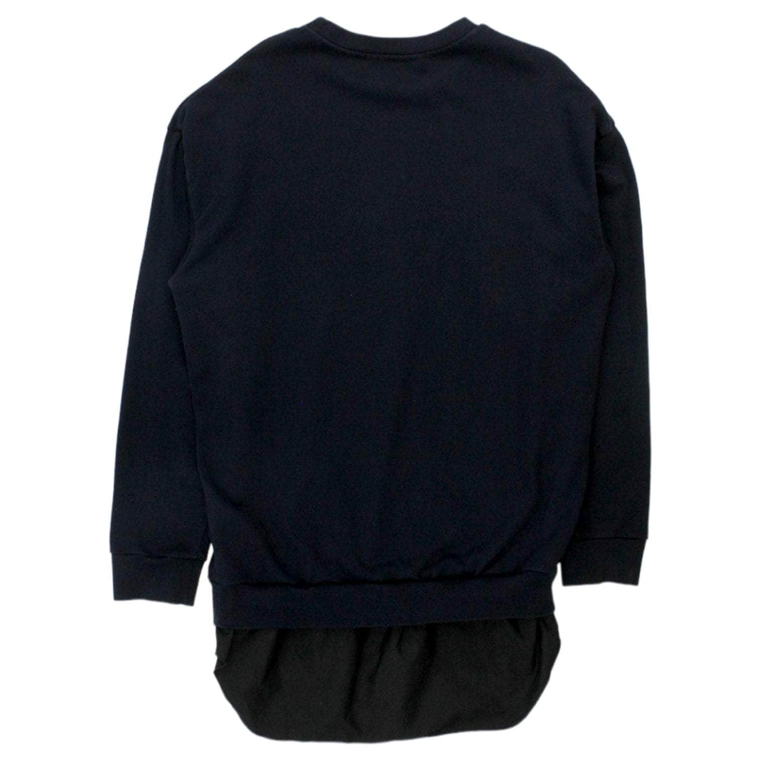 3-1 Phillip Lin Black Sweat Shirt Dress