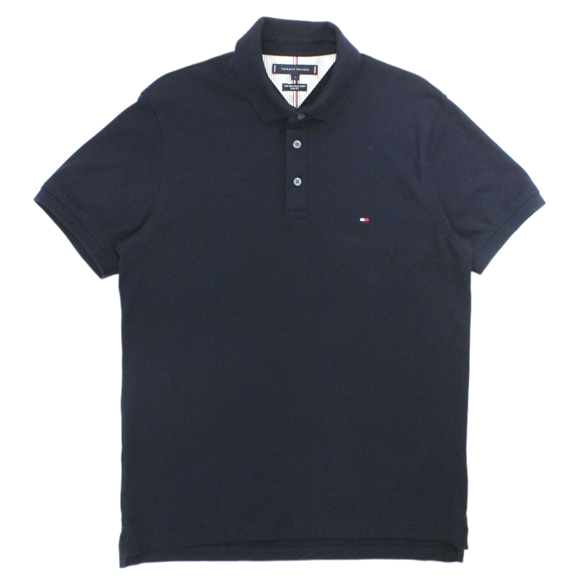 Tommy Hilfiger Blue Pique Polo Shirt