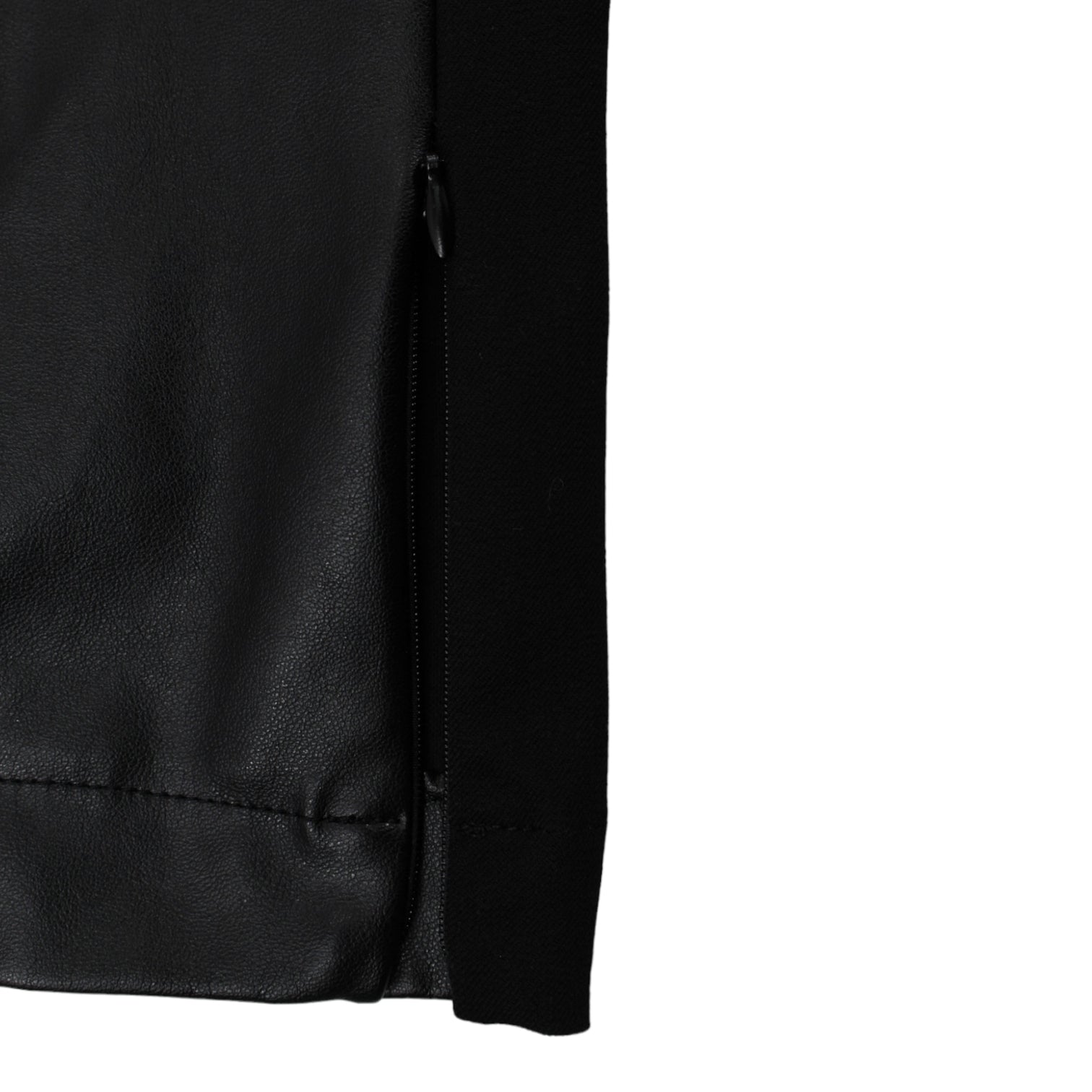 French Connection Black Faux Leather Trousers