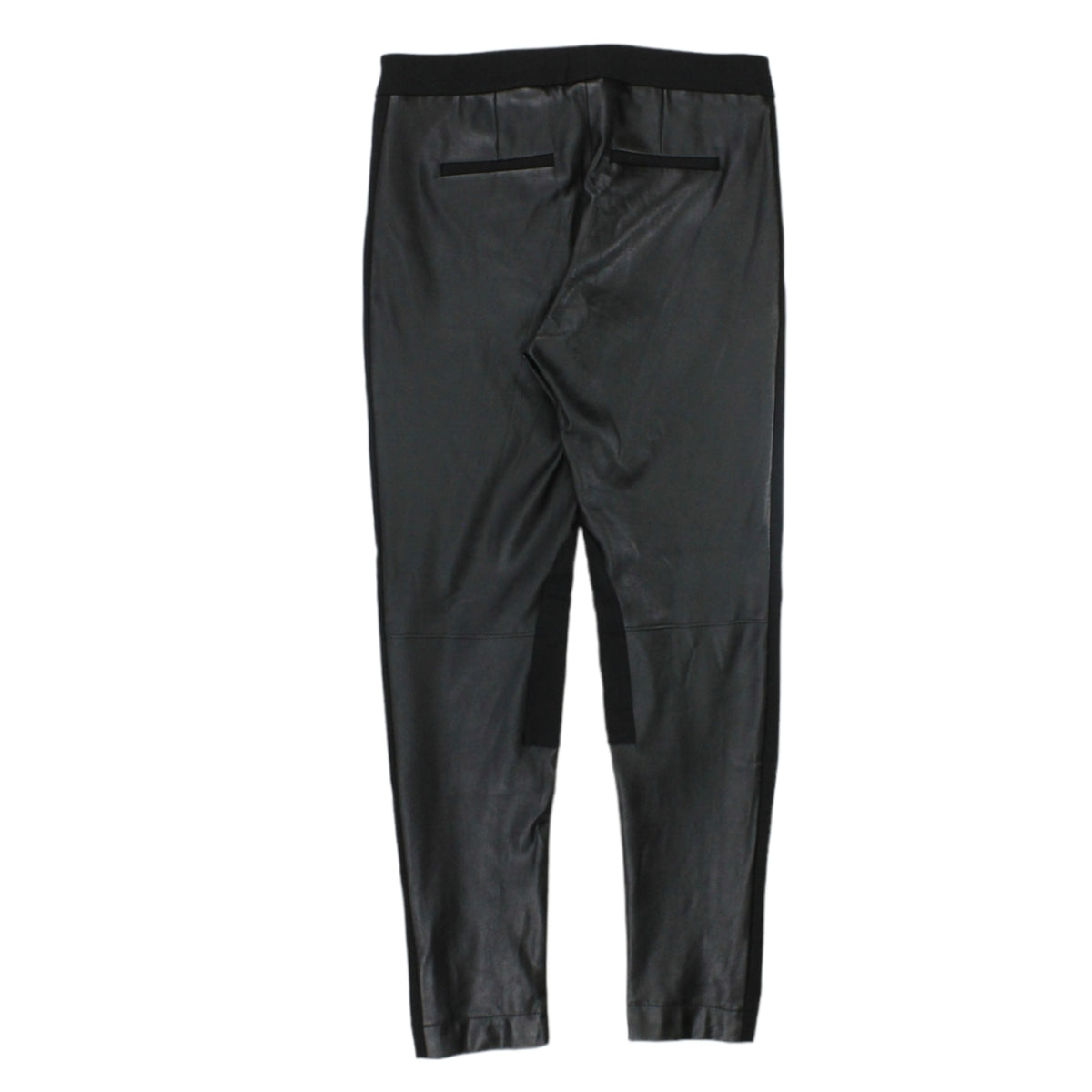 French Connection Black Faux Leather Trousers