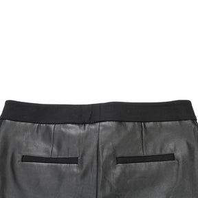 French Connection Black Faux Leather Trousers