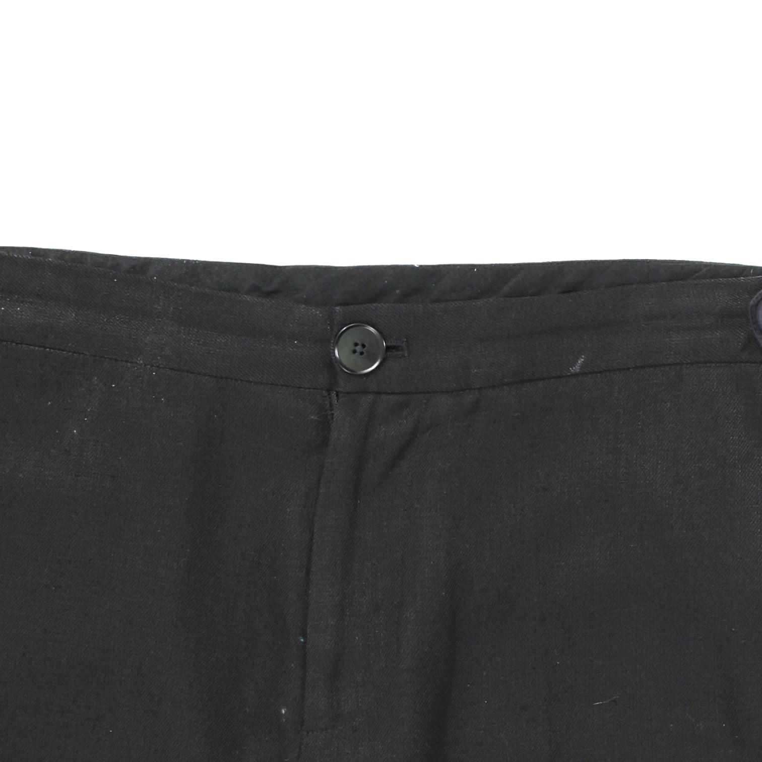 Margaret Howell Black Linen Trousers