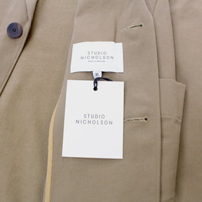 Studio Nicholson Tan Soft Tailored Jacket