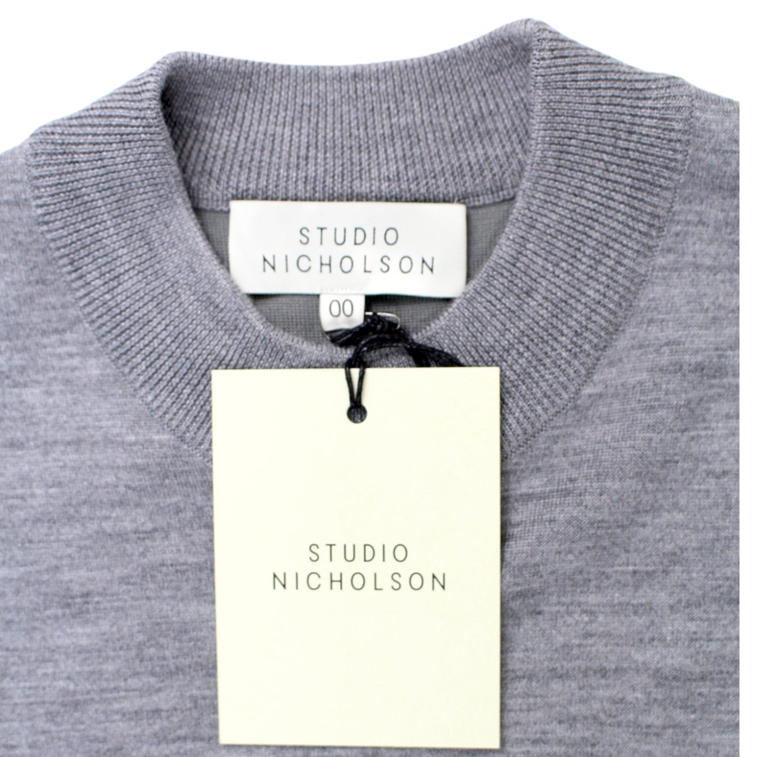 Studio Nicholson Grey Marl Knit Dress