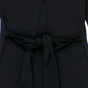 Studio Nicholson Black Twist Wrap Dress